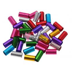 Inele din metal pentru codite afro RNG41 Colorate, Set 10 bucati